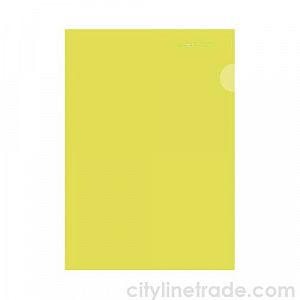 Папка-уголок (0,15 мм) "Silwerhof" желтая